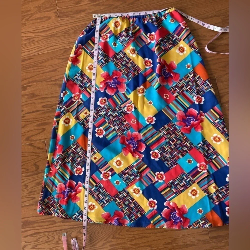Koos of Course 3 piece outfit Vintage skirt cardigan tee shirt Small Medium - Picture 12 of 16